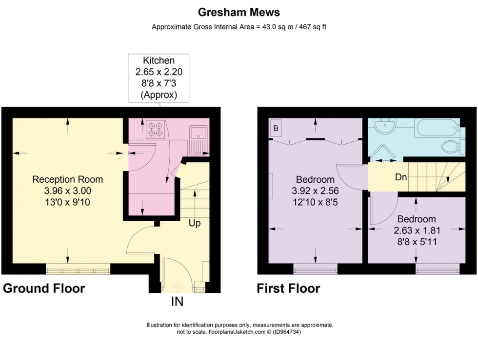Floorplan for Gresham Mews, W4
