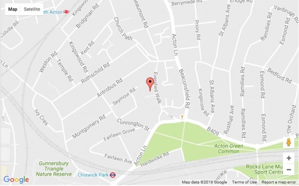 Floorplan for Chiswick Green Studios, Evershed Walk, Chiswick