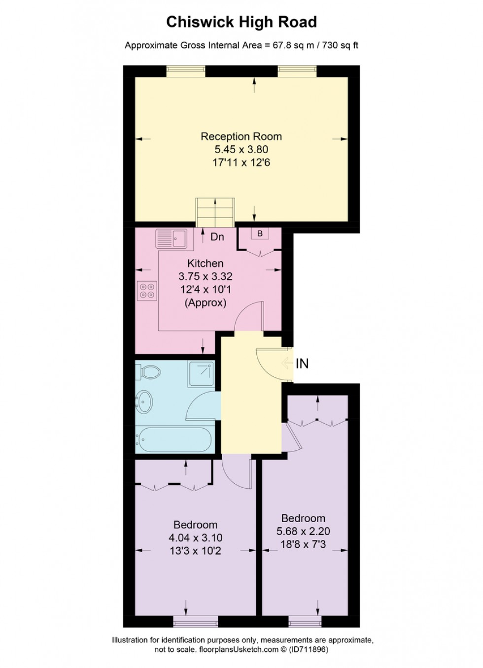 Floorplan for Chiswick High Road, W4