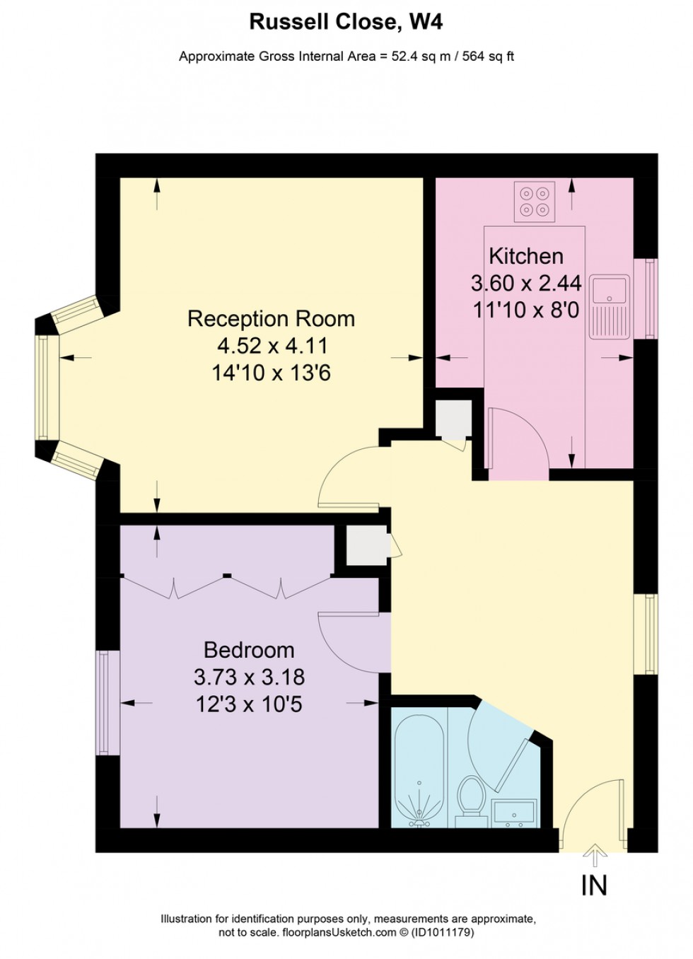 Floorplan for Regency Quay, Chiswick