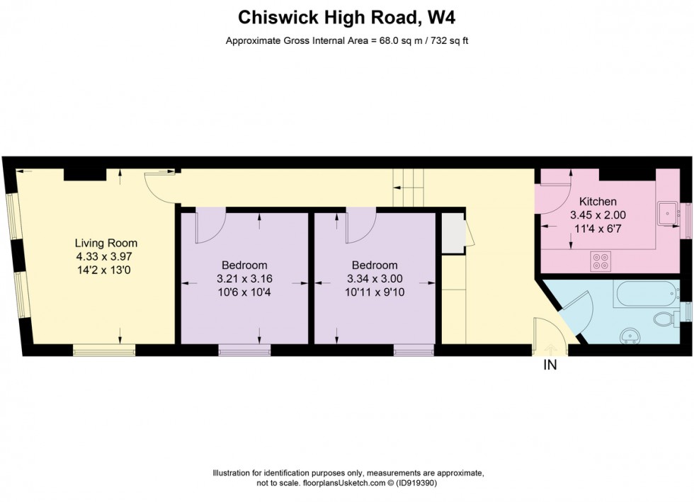 Floorplan for Chiswick High Road, W4