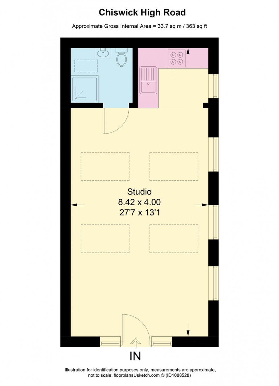 Floorplan for Chiswick High Road, W4
