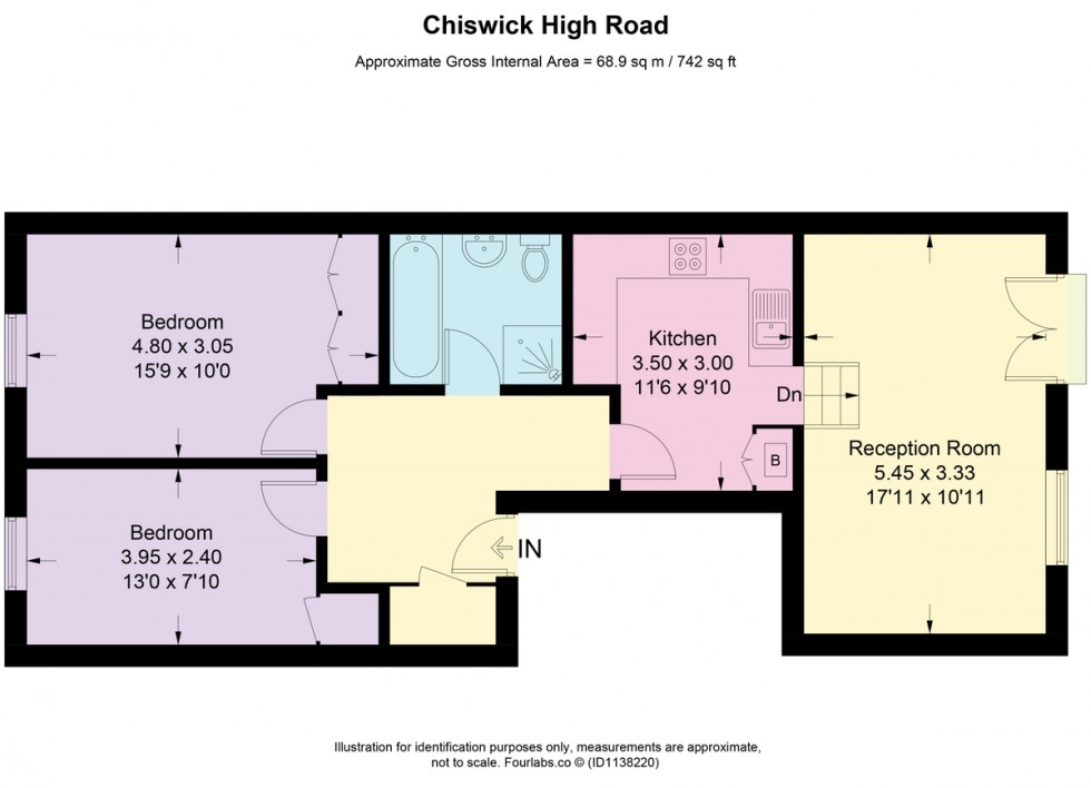 Floorplan for Chiswick High Road, W4