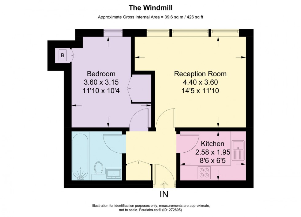 Floorplan for Chiswick W4