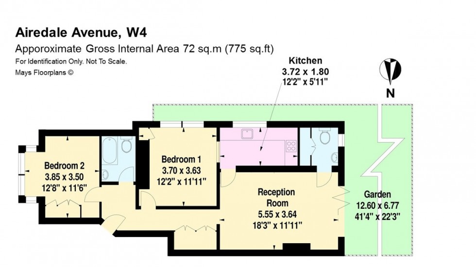 Floorplan for Chiswick, London