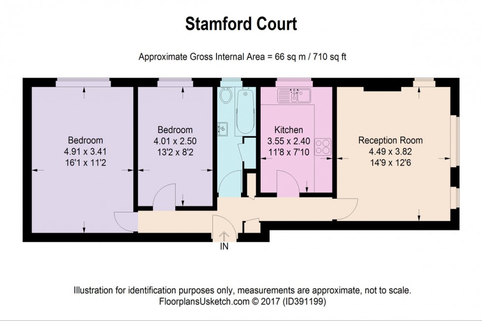 Floorplan for Stamford Court, Goldhawk Road