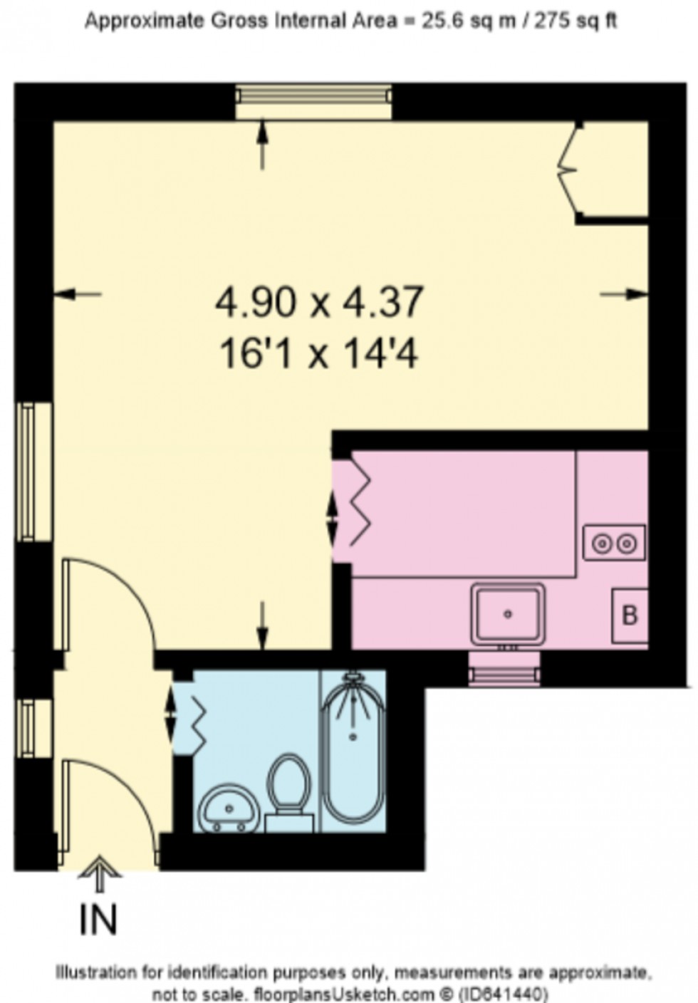 Floorplan for Burlington Road, W4