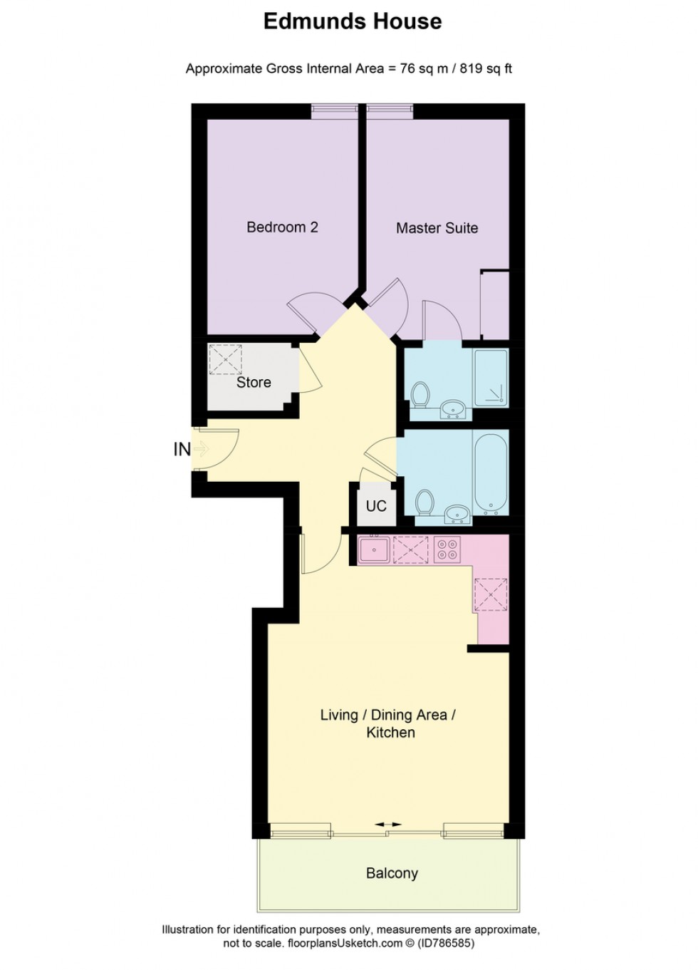 Floorplan for Colonial Drive, Chiswick