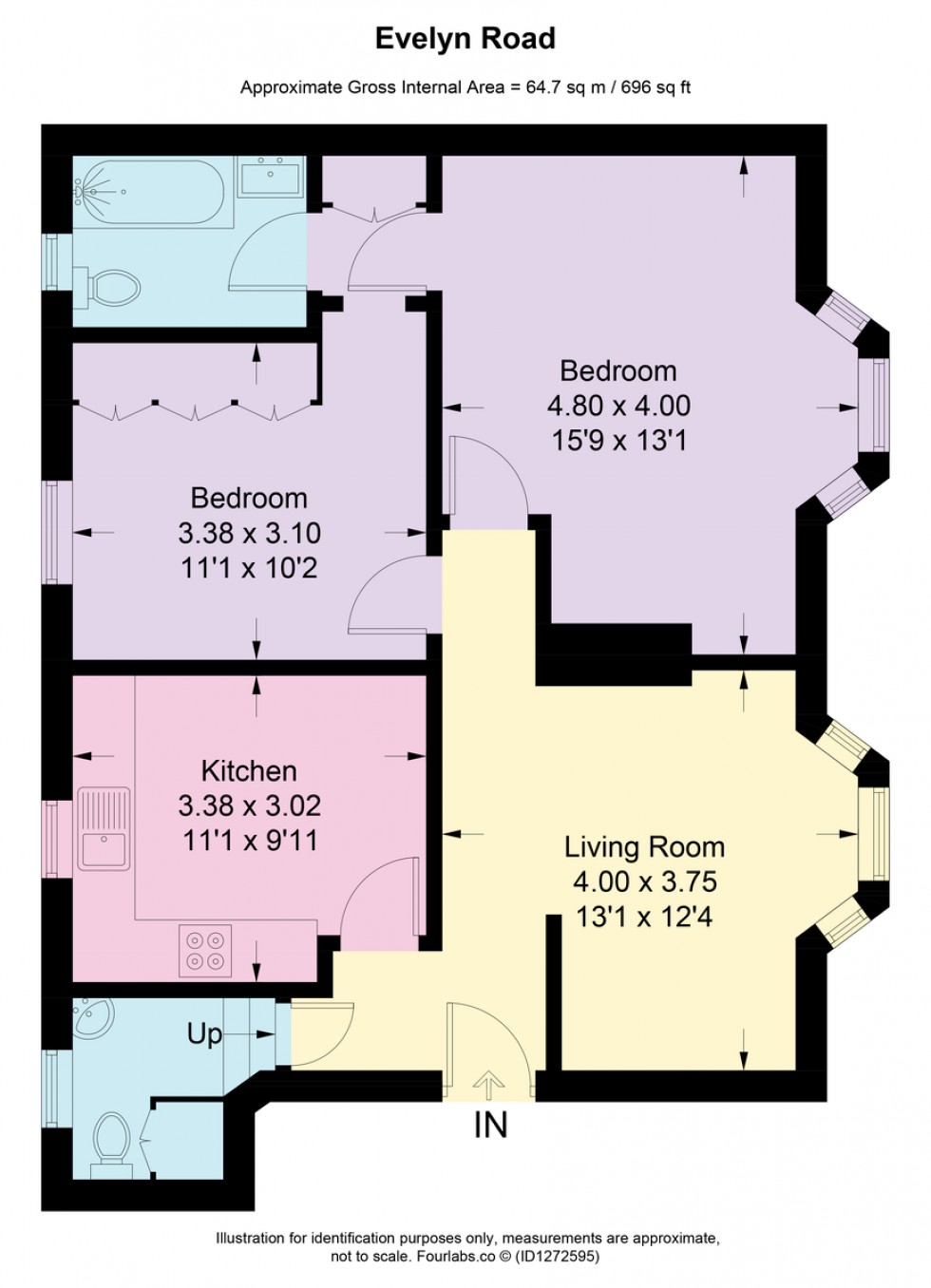 Floorplan for Chiswick W4